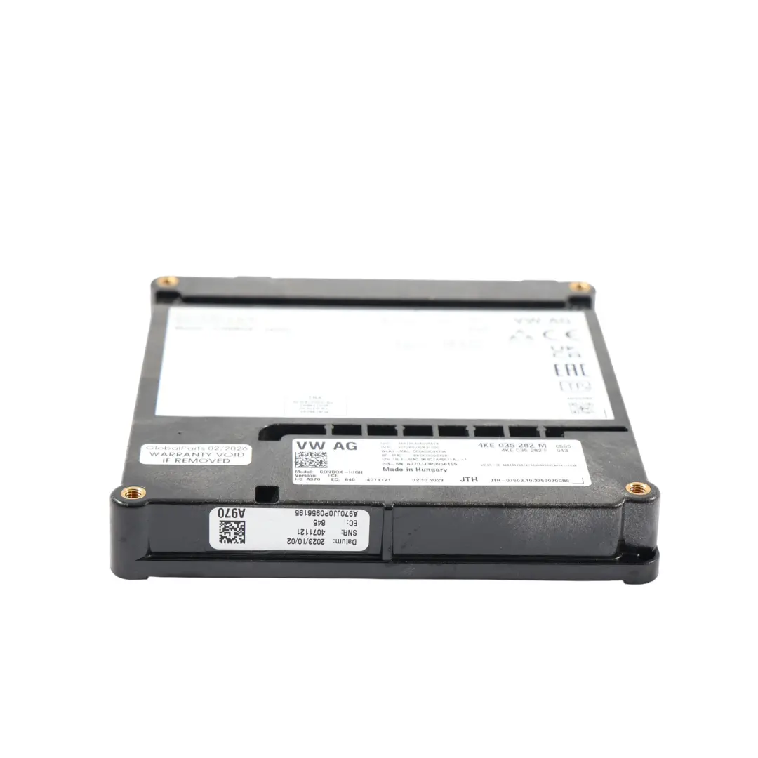 Audi A6 C8 Módulo De Control Bluetooth Telemático ECU - SKU 4KE035282M - Número de pieza 4KE035282M