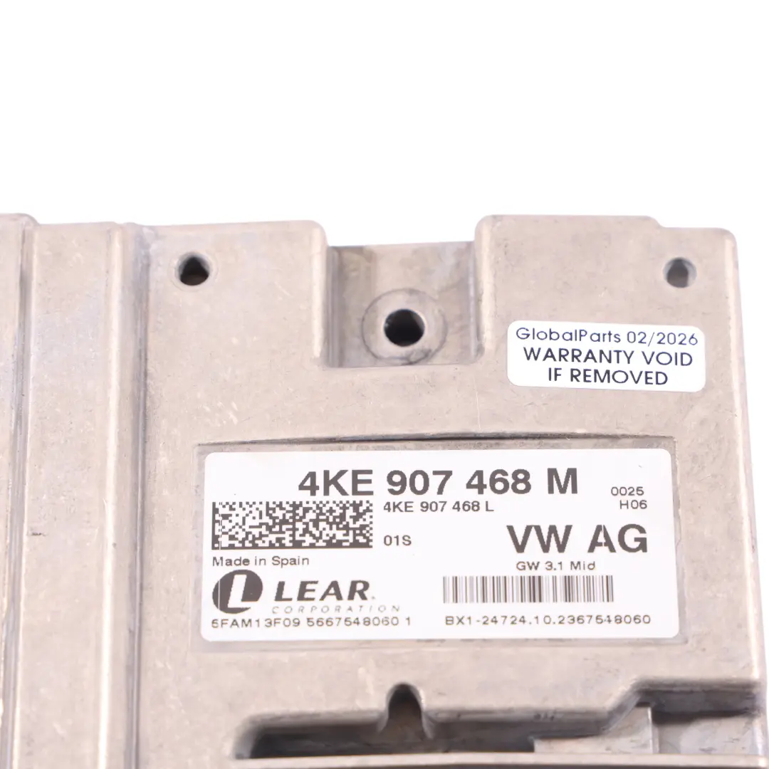 Audi A6 C8 Moduł Sterownik Interfejs Diagnostyczny ECU - SKU 4KE907468M - Numer Części 4KE907468M