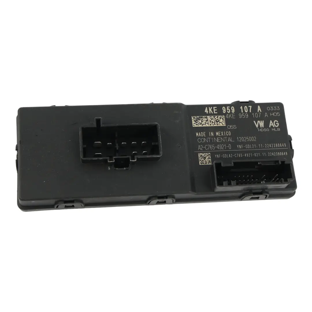 4M Módulo Control Portón Trasero para Audi Q5 FY A5 F5 Q7 con número de pieza 4KE959107A Audi Q5 FY A5 F5 Q7 4M Módulo Control Portón Trasero - SKU 4KE959107A-1 - Número de pieza 4KE959107A
