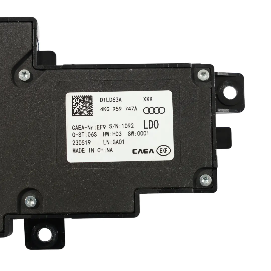 Regulation Switch Backrest Adjustment Front left N/S to Audi A6 C8 Seat with Part number 4KG959747A Audi A6 C8 Seat Regulation Switch Backrest Adjustment Front left N/S - SKU RHD-4KG959747A - Part number 4KG959747A