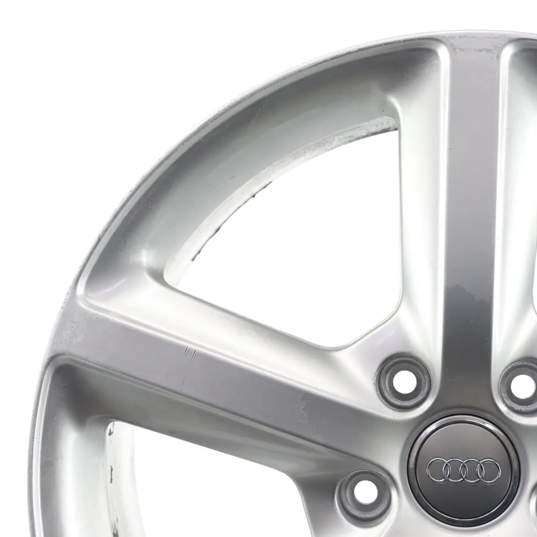 Alloy Rim 20" 9J ET:60 Star Spoke to Audi Q7 4L Silver Wheel with Part number 4L0601025H Audi Q7 4L Silver Wheel Alloy Rim 20" 9J ET:60 Star Spoke - SKU 4L0601025H-7 - Part number 4L0601025H