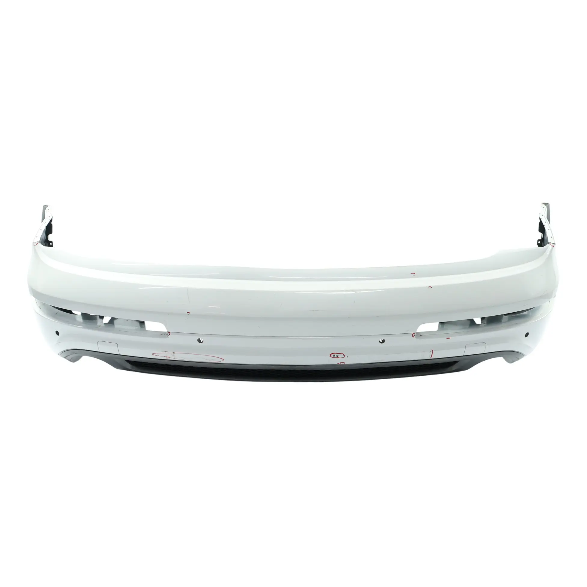 Audi Q7 4L Rear Bumper Trim Panel Covering Glacier White Pearl - S9R