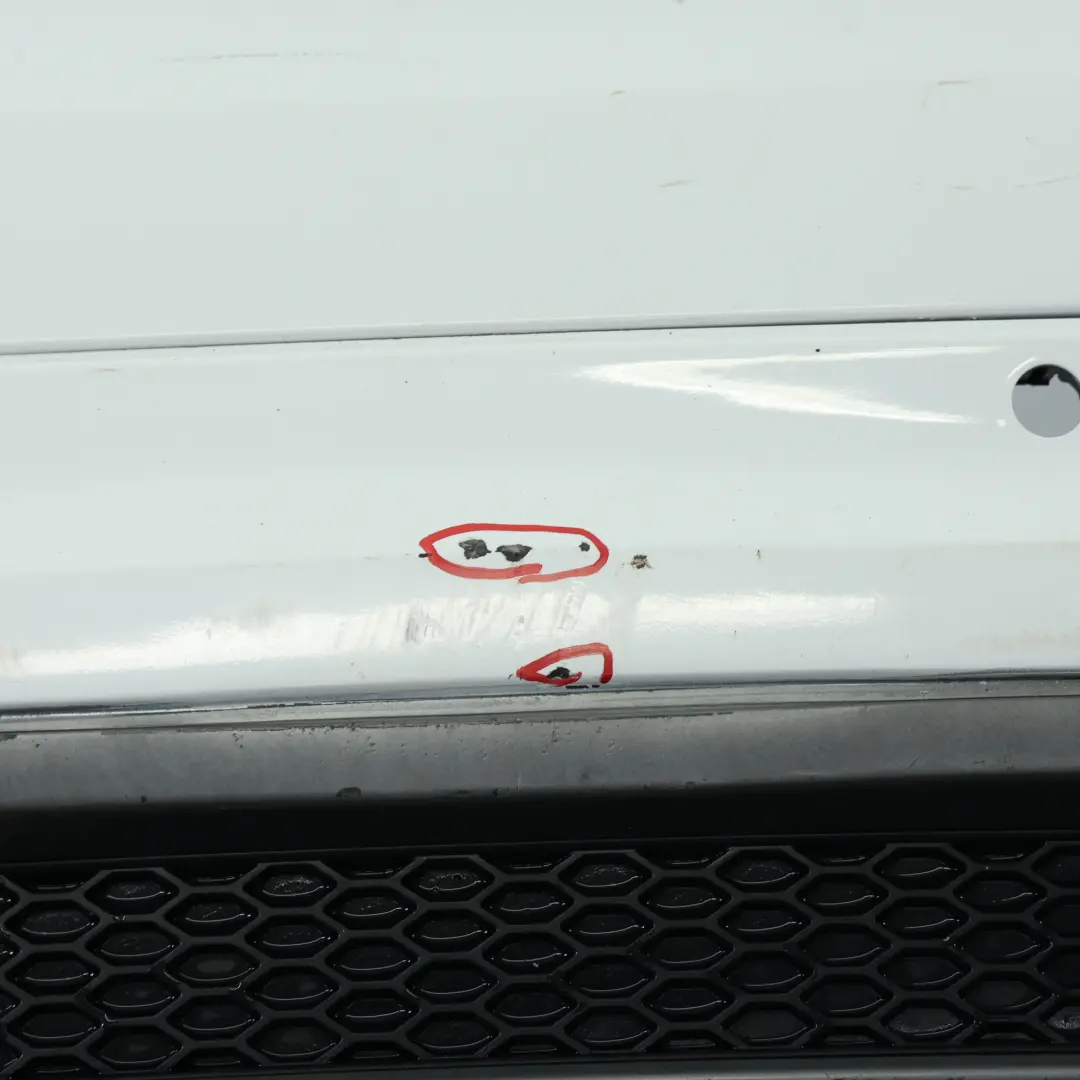 Audi Q7 4L Zderzak Tylny Glacier White Pearl Biały - S9R - SKU 4L0807303D-MGW - Numer Części 4L0807303D