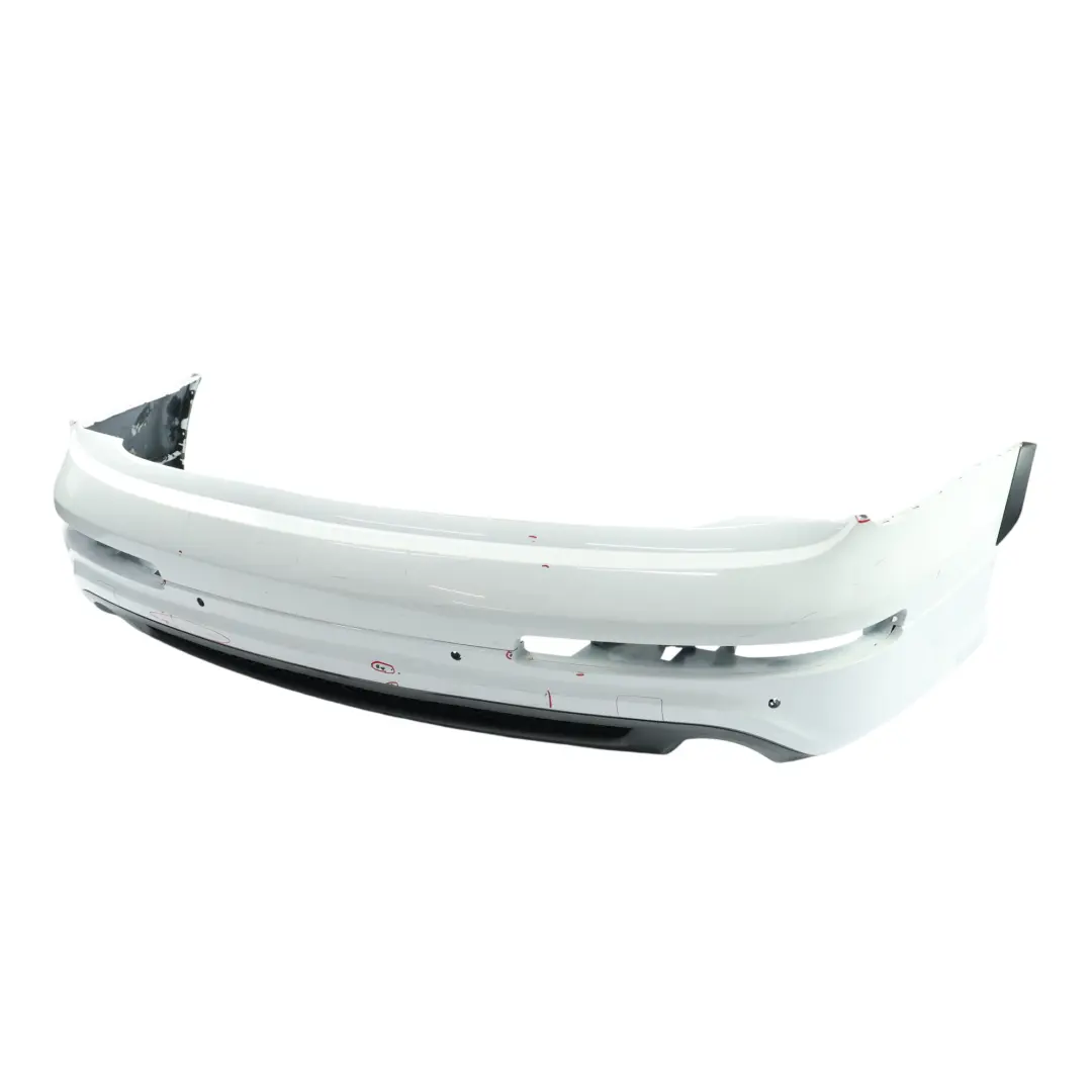 Zderzak Tylny Glacier White Pearl Biały - S9R do Audi Q7 4L o numerze 4L0807303D Audi Q7 4L Zderzak Tylny Glacier White Pearl Biały - S9R - SKU 4L0807303D-MGW - Numer Części 4L0807303D
