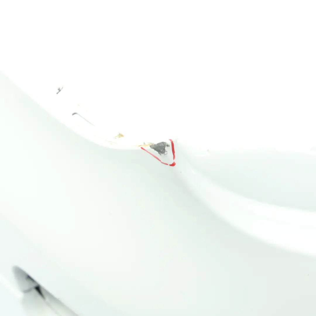 Bumper Trim Panel Covering Glacier White Pearl - S9R to Audi Q7 4L Rear with Part number 4L0807303D Audi Q7 4L Rear Bumper Trim Panel Covering Glacier White Pearl - S9R - SKU 4L0807303D-MGW - Part number 4L0807303D