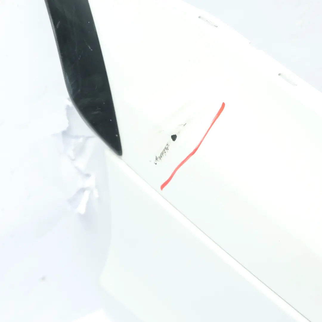 Bumper Trim Panel Covering Glacier White Pearl - S9R to Audi Q7 4L Rear with Part number 4L0807303D Audi Q7 4L Rear Bumper Trim Panel Covering Glacier White Pearl - S9R - SKU 4L0807303D-MGW - Part number 4L0807303D