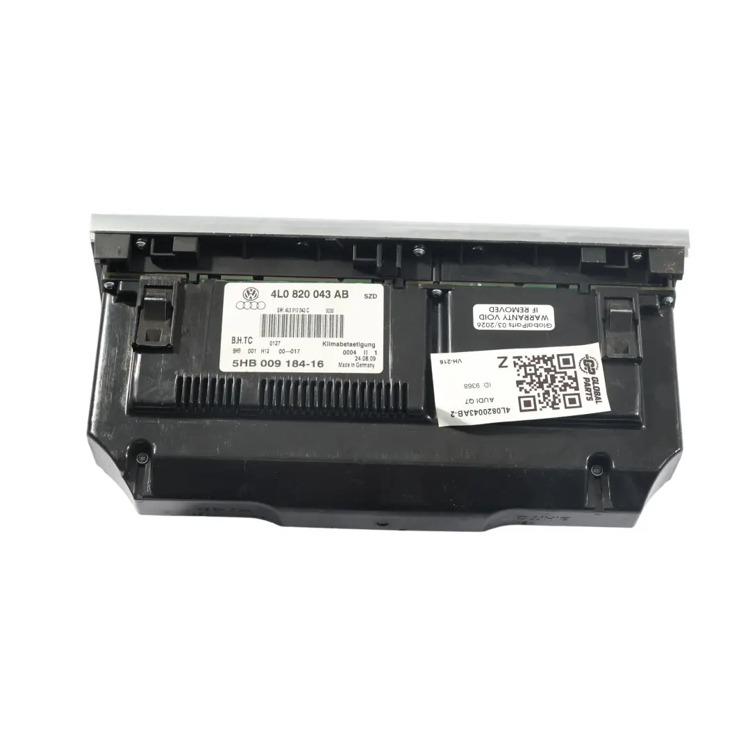 Panel Klimatyzacji Przełącznik Podgrzewanych Foteli do Audi Q7 4L o numerze 4L0820043AB Audi Q7 4L Panel Klimatyzacji Przełącznik Podgrzewanych Foteli - SKU 4L0820043AB-2 - Numer Części 4L0820043AB