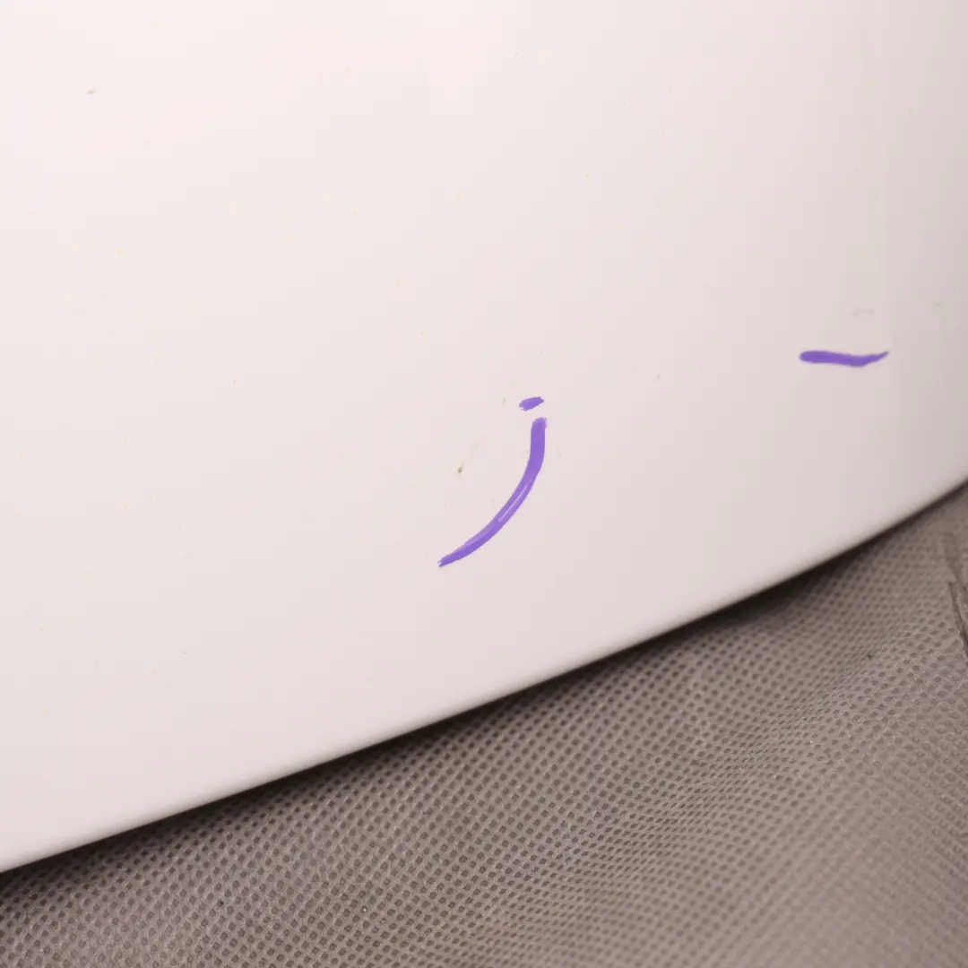 Audi Q7 4L Rear Spoiler Boot Lid Tailgate Trim Cover Ibis White - Y9C - SKU 4L0827933-IWH - Part number 4L0827933