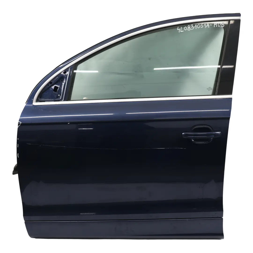 Audi Q7 4L Puerta Delantera Izquierda Panel Mugello Blue Azul Perla - Z5E - SKU 4L0831051A-MUB - Número de pieza 4L0831051A