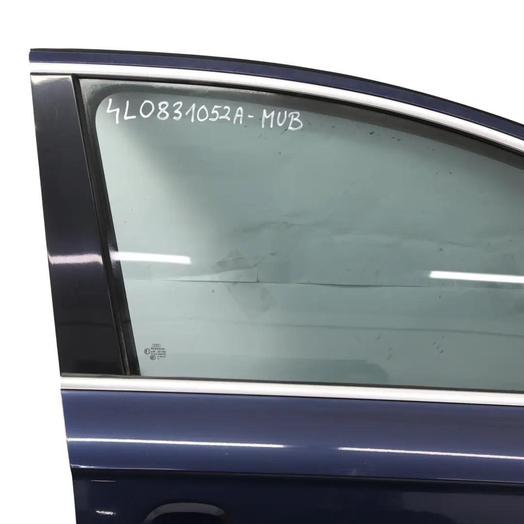 Audi Q7 4L Door Front Right O/S Covering Panel Mugello Blue Pearl Effect - Z5E - SKU 4L0831052A-MUB - Part number 4L0831052A