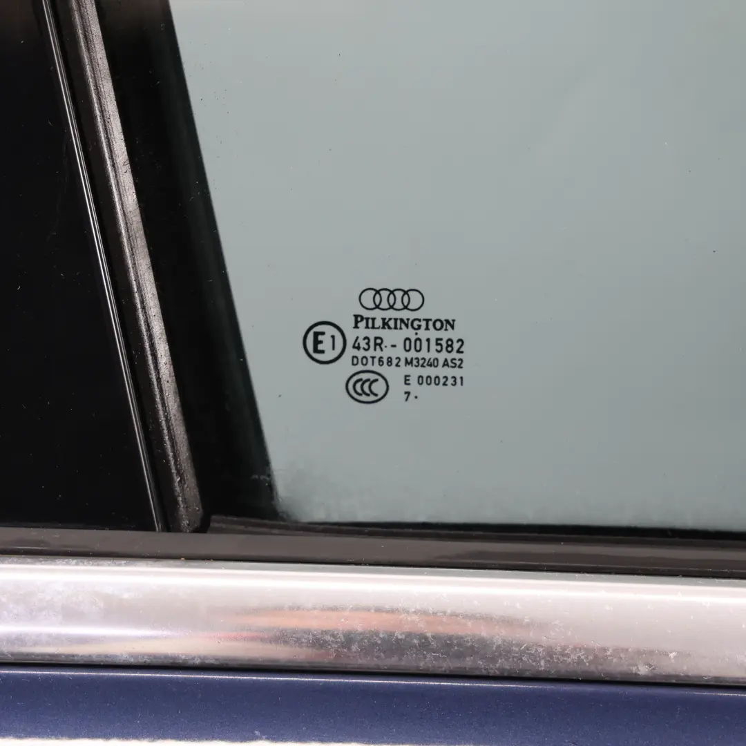 Puerta Delantera Derecha Panel Mugello Blue Perla Azul - Z5E para Audi Q7 4L con número de pieza 4L0831052A Audi Q7 4L Puerta Delantera Derecha Panel Mugello Blue Perla Azul - Z5E - SKU 4L0831052A-MUB - Número de pieza 4L0831052A