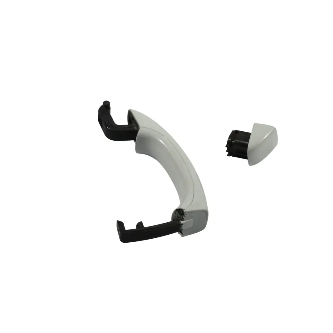 Maniglia Porta Posteriore Sinistra Destra Glacier White Bianco - S9R per Audi Q7 4L con numero di parte 4L0837205 Audi Q7 4L Maniglia Porta Posteriore Sinistra Destra Glacier White Bianco - S9R - SKU 4L0837205-MGW - Numero di parte 4L0837205