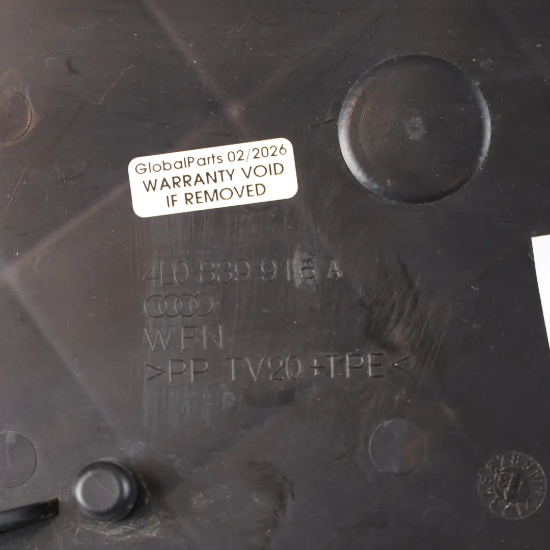 Audi Q7 4L Garniture Panneau Porte Arrière Droite - SKU 4L0839916A - Numéro de pièce 4L0839916A