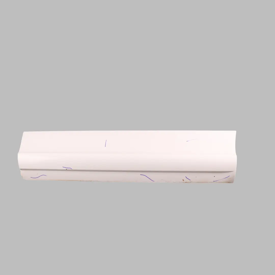 Door Sill Cover Moulding Strip Rear Left N/S Ibis White - Y9C to Audi Q7 4L with Part number 4L0853969F Audi Q7 4L Door Sill Cover Moulding Strip Rear Left N/S Ibis White - Y9C - SKU 4L0853969F-IWH - Part number 4L0853969F