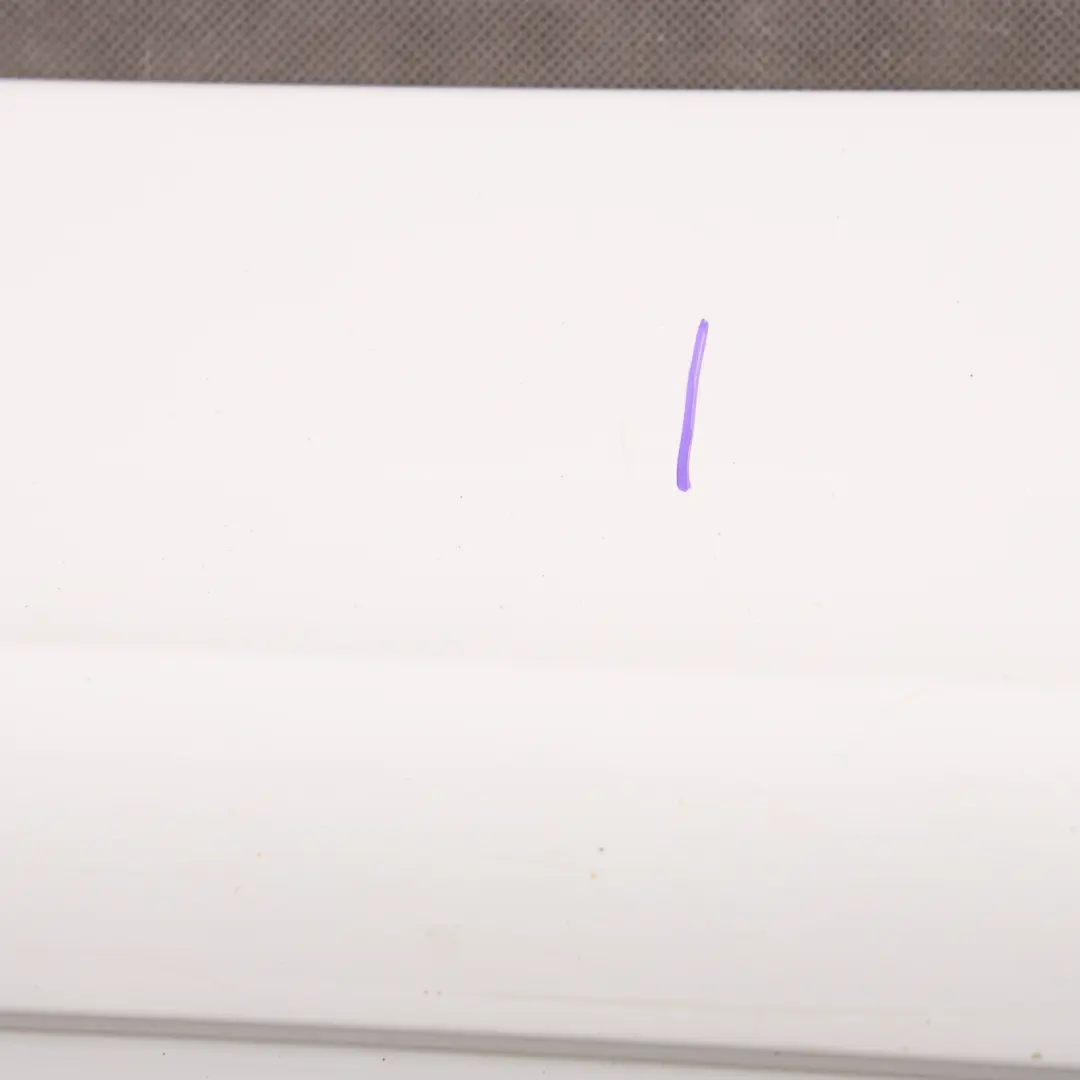 Door Sill Cover Moulding Strip Rear Left N/S Ibis White - Y9C to Audi Q7 4L with Part number 4L0853969F Audi Q7 4L Door Sill Cover Moulding Strip Rear Left N/S Ibis White - Y9C - SKU 4L0853969F-IWH - Part number 4L0853969F