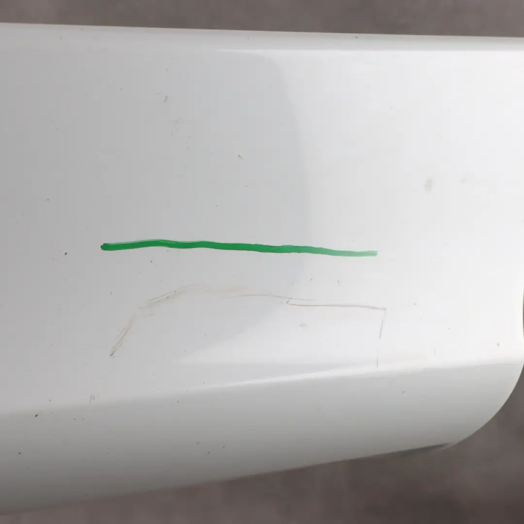 Door Sill Cover Moulding Strip Rear Left N/S Glacier White Pearl-S9R to Audi Q7 4L with Part number 4L0853969F Audi Q7 4L Door Sill Cover Moulding Strip Rear Left N/S Glacier White Pearl-S9R - SKU 4L0853969F-MGW - Part number 4L0853969F