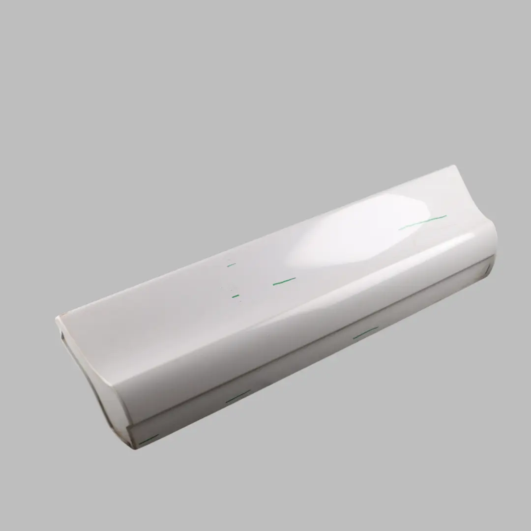 Door Sill Cover Moulding Strip Rear Left N/S Glacier White Pearl-S9R to Audi Q7 4L with Part number 4L0853969F Audi Q7 4L Door Sill Cover Moulding Strip Rear Left N/S Glacier White Pearl-S9R - SKU 4L0853969F-MGW - Part number 4L0853969F