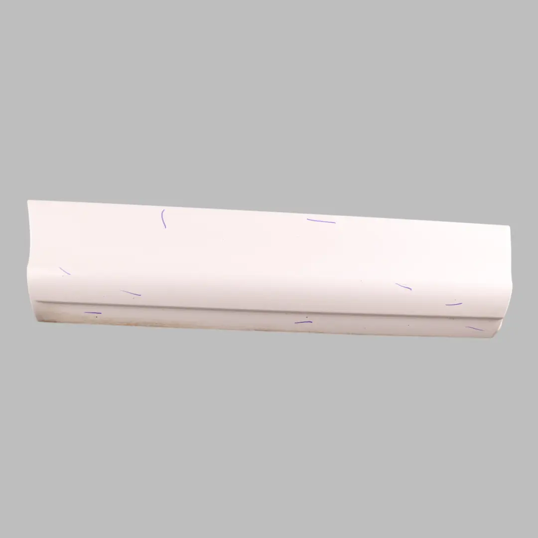 Door Sill Cover Moulding Strip Rear Right O/S Ibis White - Y9C to Audi Q7 4L with Part number 4L0853970F Audi Q7 4L Door Sill Cover Moulding Strip Rear Right O/S Ibis White - Y9C - SKU 4L0853970F-IWH - Part number 4L0853970F