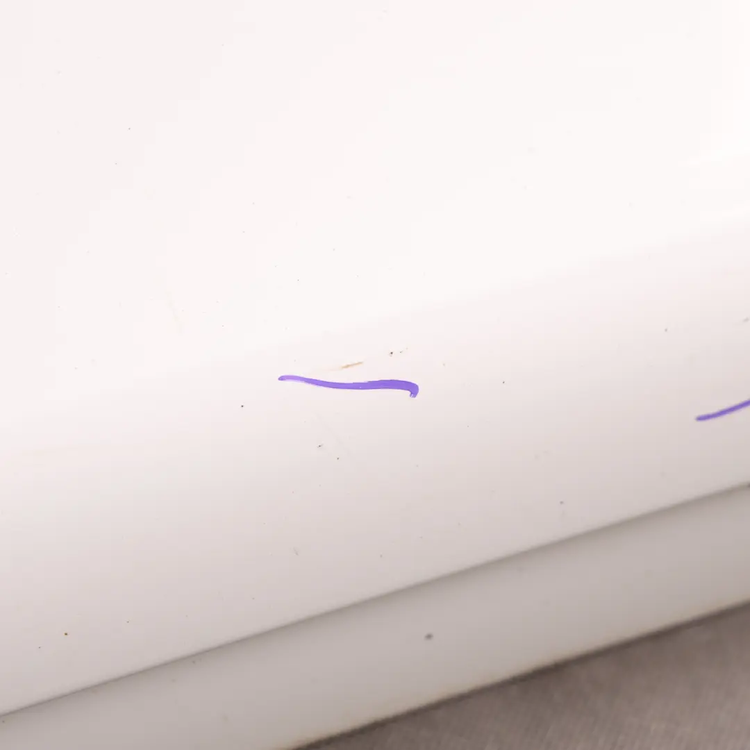 Audi Q7 4L Door Sill Cover Moulding Strip Rear Right O/S Ibis White - Y9C - SKU 4L0853970F-IWH - Part number 4L0853970F