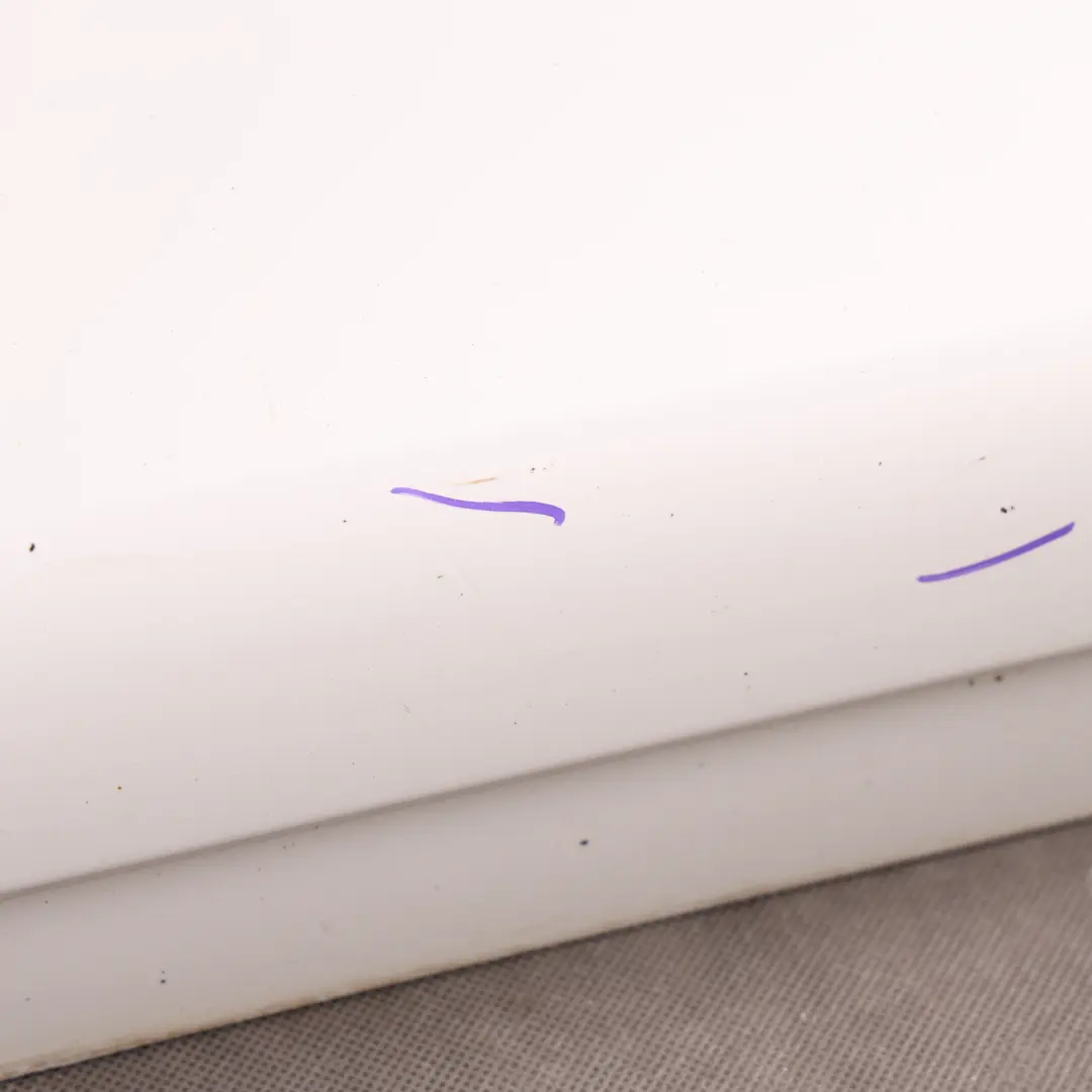 Door Sill Cover Moulding Strip Rear Right O/S Ibis White - Y9C to Audi Q7 4L with Part number 4L0853970F Audi Q7 4L Door Sill Cover Moulding Strip Rear Right O/S Ibis White - Y9C - SKU 4L0853970F-IWH - Part number 4L0853970F