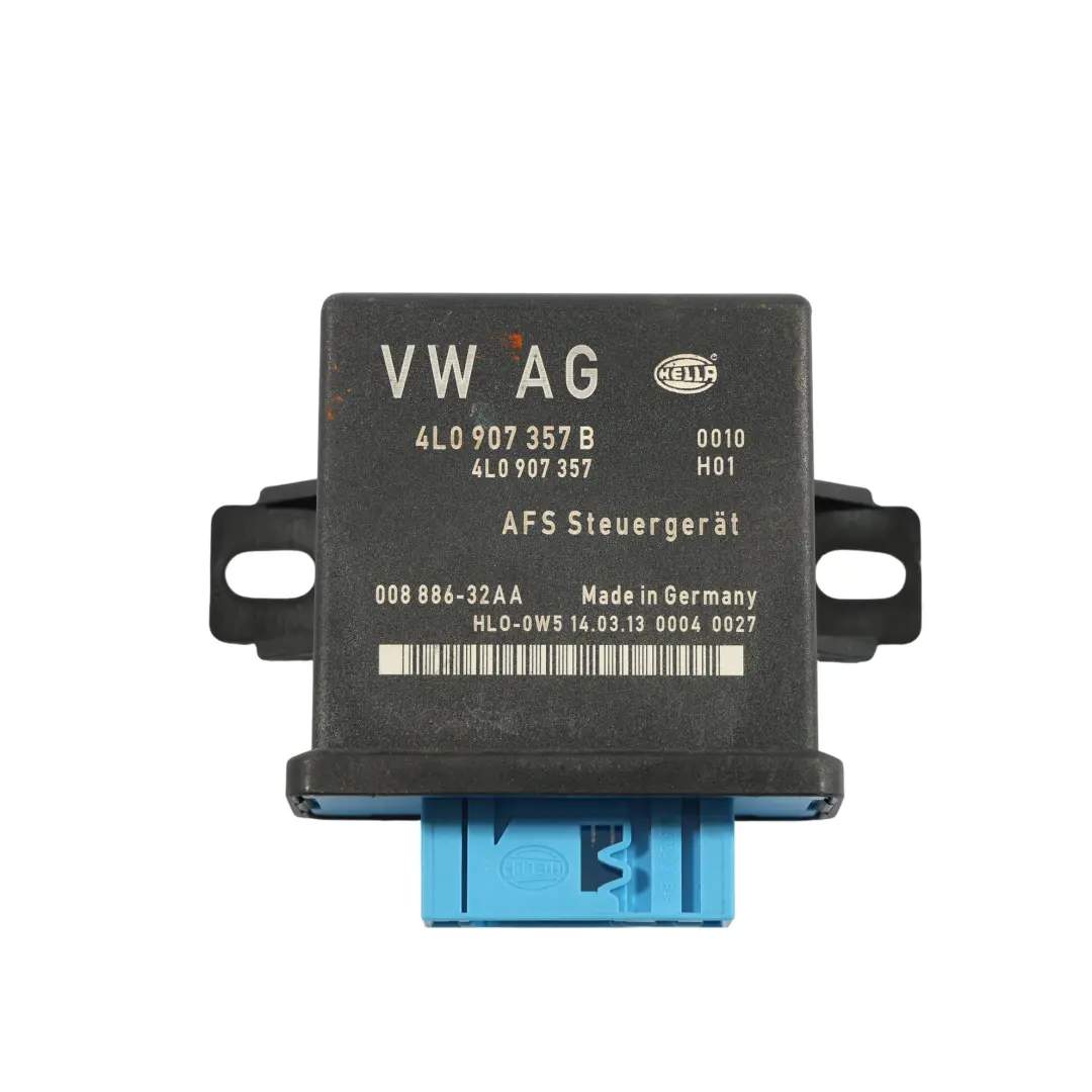 Headlight Level Range Adjustment Module Control Unit to Audi Q7 4L with Part number 4L0907357B Audi Q7 4L Headlight Level Range Adjustment Module Control Unit - SKU 4L0907357B - Part number 4L0907357B