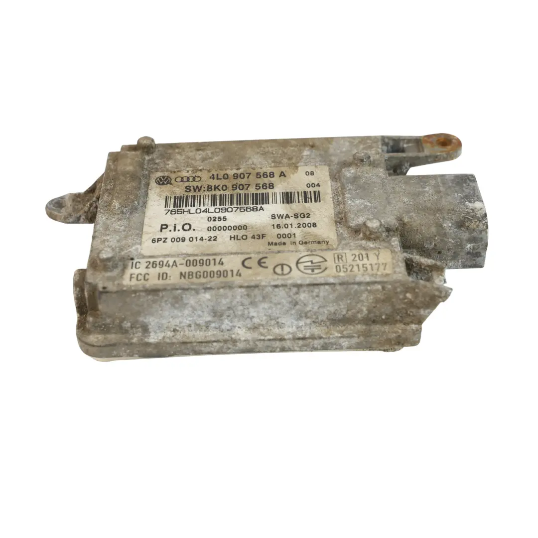 Unité Radar Surveillance Angle Mort Gauche 8K0907568 pour Audi Q7 4L à propos du numéro de pièce 4L0907568A Audi Q7 4L Unité Radar Surveillance Angle Mort Gauche 8K0907568 - SKU 4L0907568A-1 - Numéro de pièce 4L0907568A