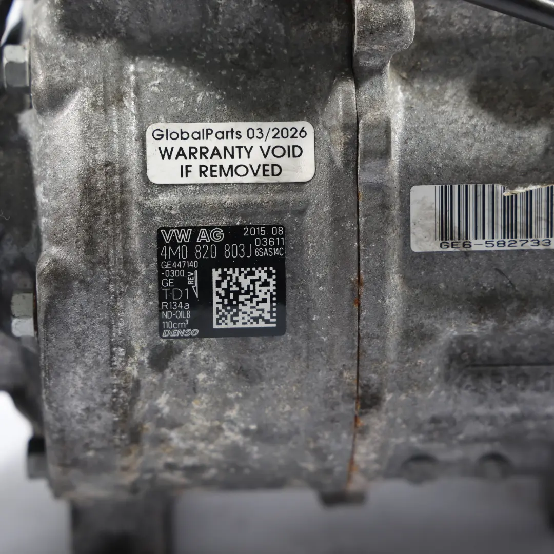 4M A7 4G A/C Pompa Compressore Aria Condizionata per Audi Q7 con numero di parte 4M0820803J Audi Q7 4M A7 4G A/C Pompa Compressore Aria Condizionata - SKU 4M0820803J - Numero di parte 4M0820803J