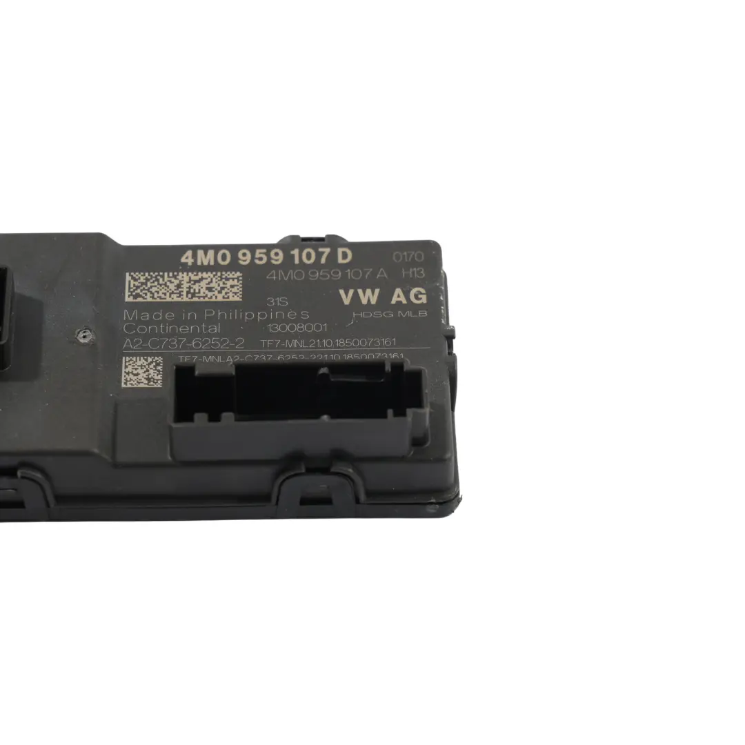 Audi A6 C8 Boot Tailgate Control Module Unit - SKU 4M0959107D - Part number 4M0959107D