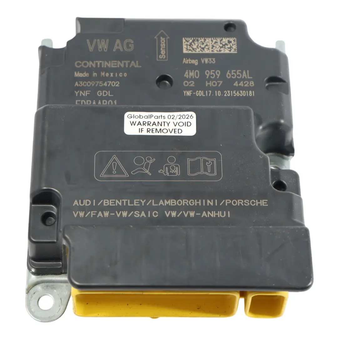 4M Unidad De Control Del Módulo Aire para Audi A6 C8 Q7 con número de pieza 4M0959655AL Audi A6 C8 Q7 4M Unidad De Control Del Módulo Aire - SKU 4M0959655AL - Número de pieza 4M0959655AL