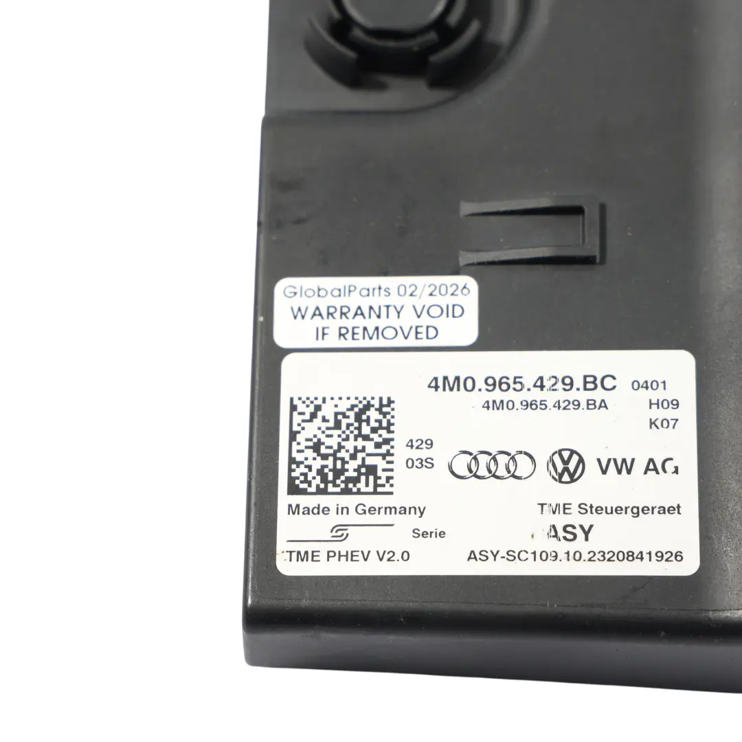Audi A6 C8 Thermo Management Steuer Gerät 4M0965429 - SKU 4M0965429BC - Teilenummer 4M0965429BC
