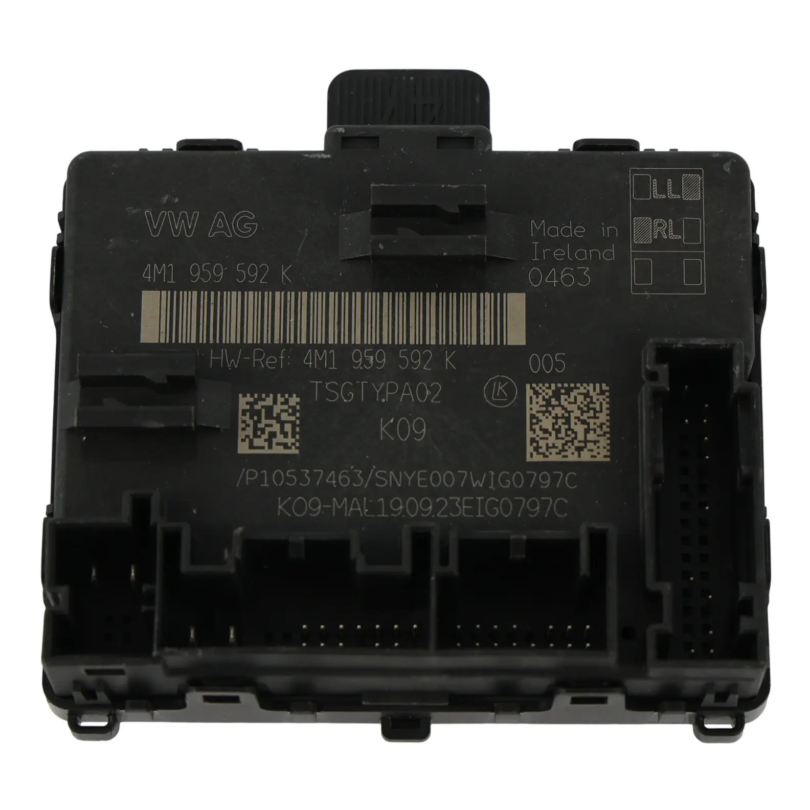 Audi A6 C8 A7 4K Türmodul Steuergerät ECU Vorne Beifahrerseite 4M1959592K