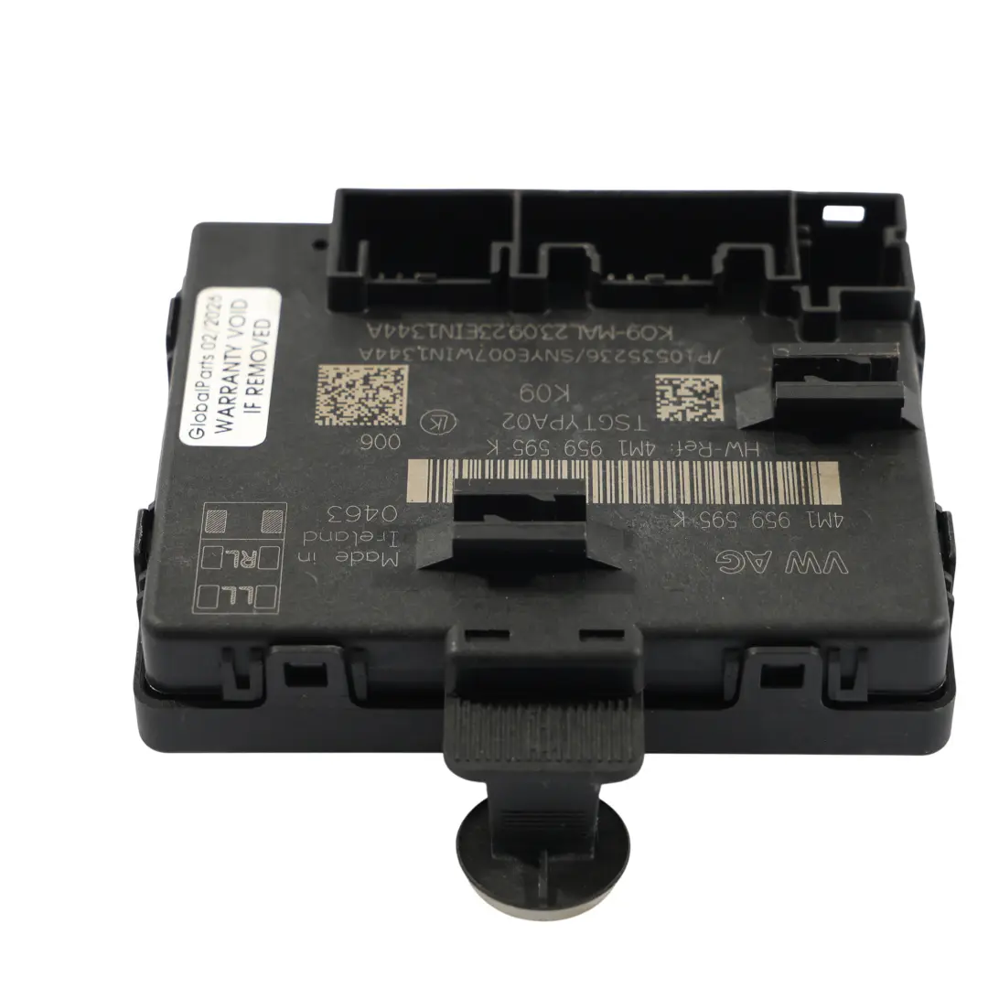 4K Modulo Porta Posteriore Sinistra Destra Controllo per Audi A6 C8 A7 con numero di parte 4M1959595K Audi A6 C8 A7 4K Modulo Porta Posteriore Sinistra Destra Controllo - SKU 4M1959595K - Numero di parte 4M1959595K