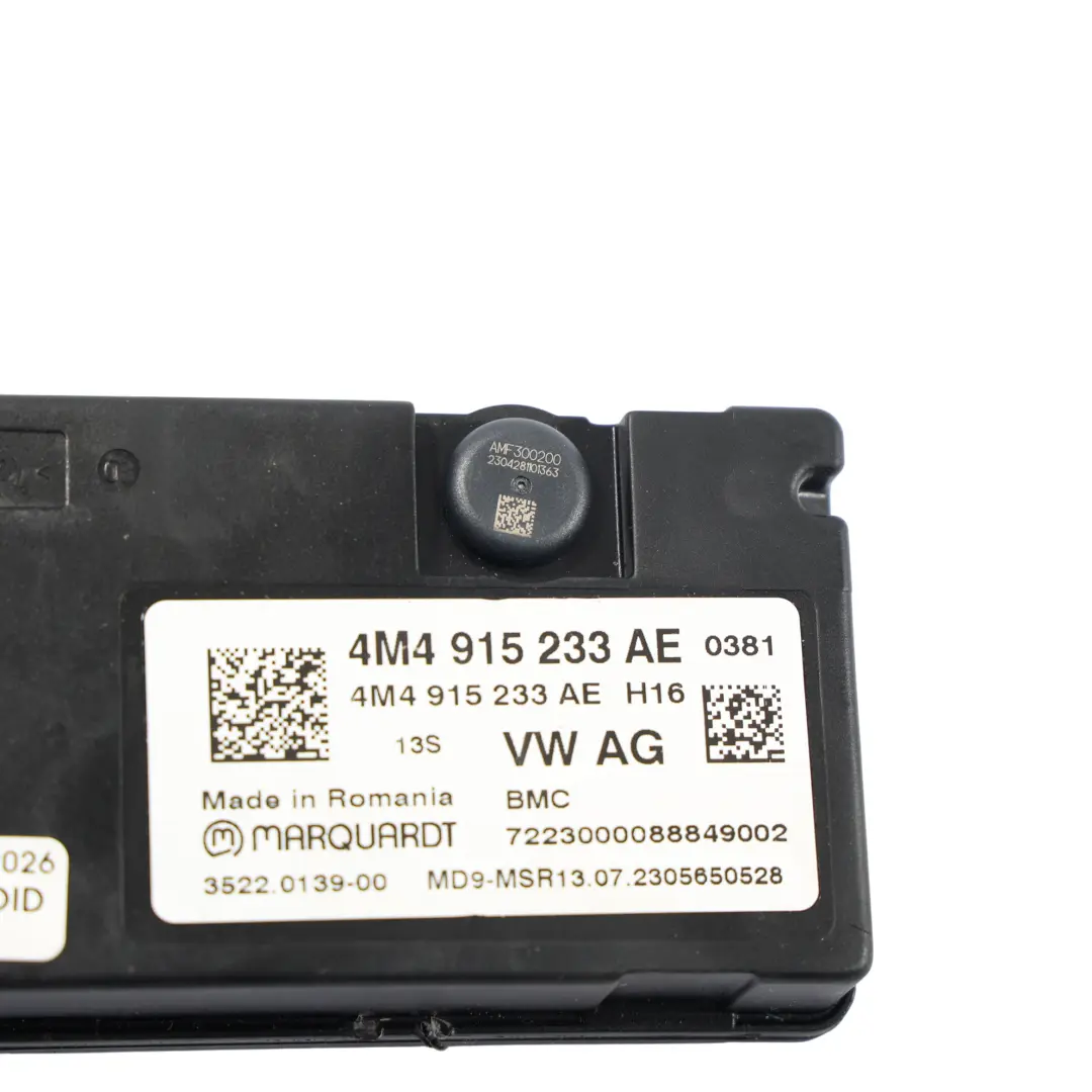 Boot Batterie Überwachung Steuer Gerät für Audi A6 C8 mit Teilenummer 4M4915233AE Audi A6 C8 Boot Batterie Überwachung Steuer Gerät - SKU 4M4915233AE - Teilenummer 4M4915233AE