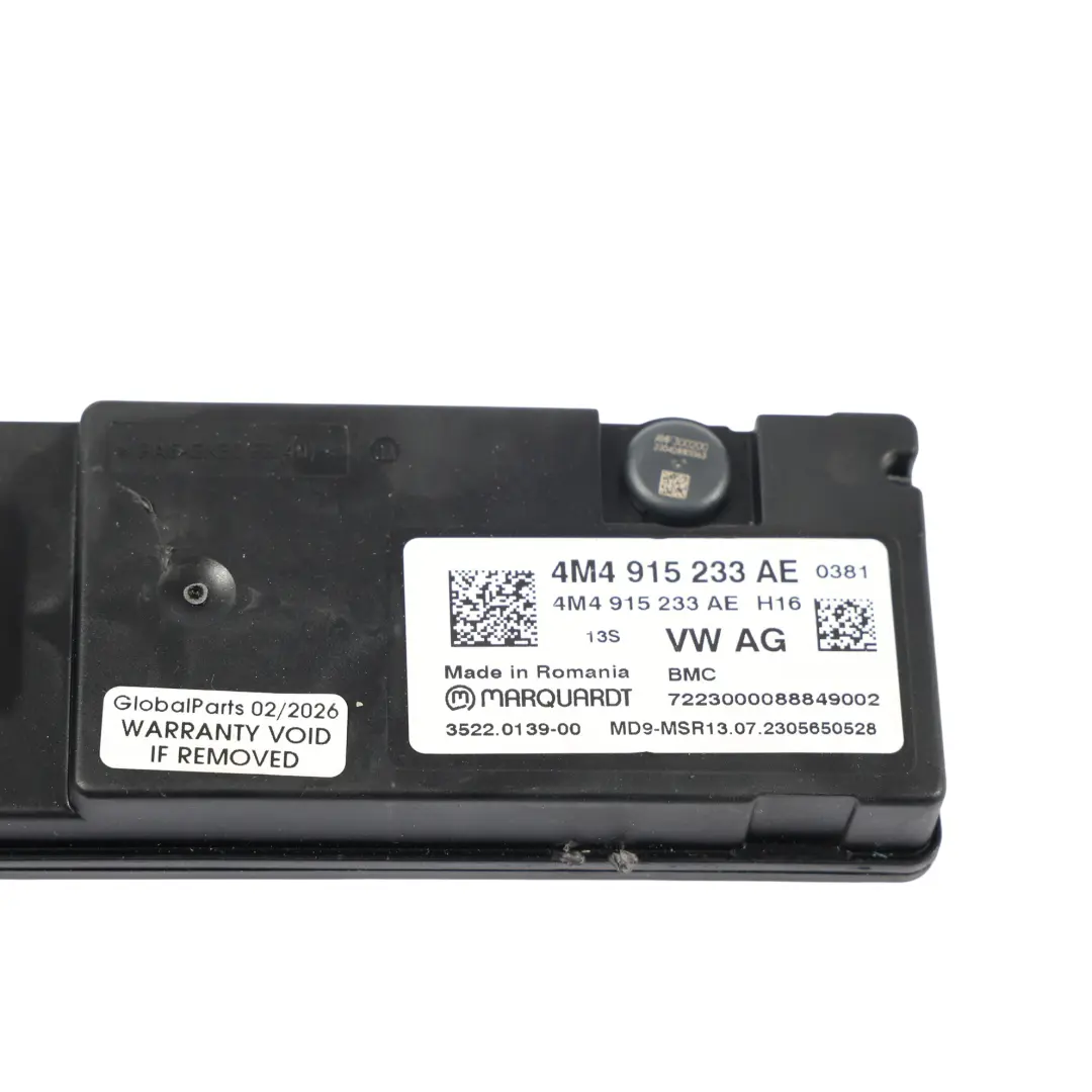 Boot Módulo De Control De Batería Unidad De Control para Audi A6 C8 con número de pieza 4M4915233AE Audi A6 C8 Boot Módulo De Control De Batería Unidad De Control - SKU 4M4915233AE - Número de pieza 4M4915233AE