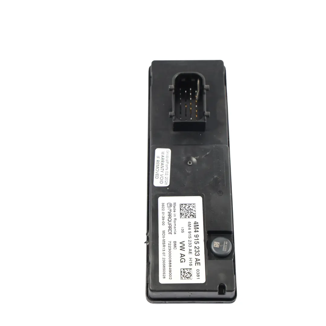Audi A6 C8 Module Commande Surveillance Batterie Coffre Unité - SKU 4M4915233AE - Numéro de pièce 4M4915233AE