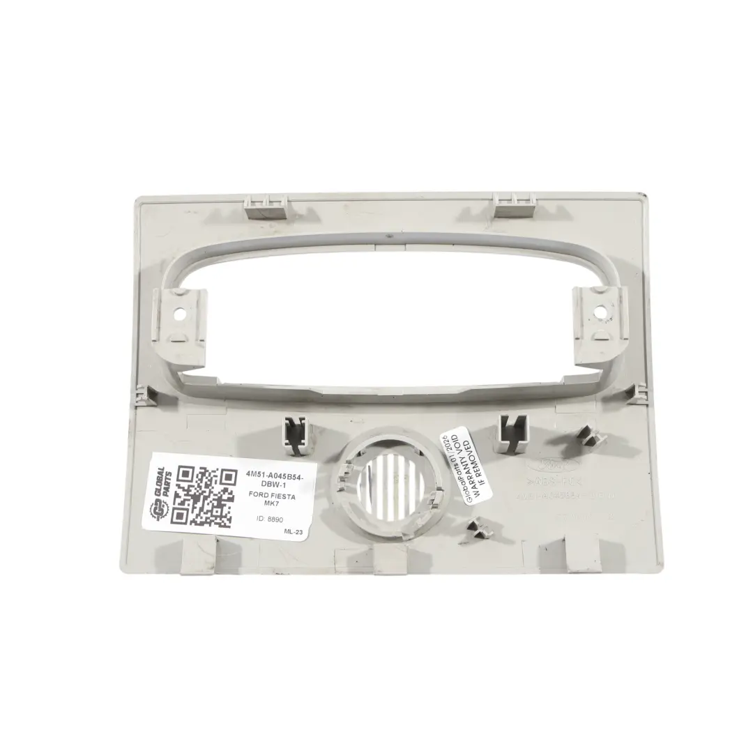 Ford Fiesta Mk7 Garniture Feu Toit Intérieur Avant Beige - SKU 4M51-A045B54-DBW-1 - Numéro de pièce 4M51-A045B54-DBW