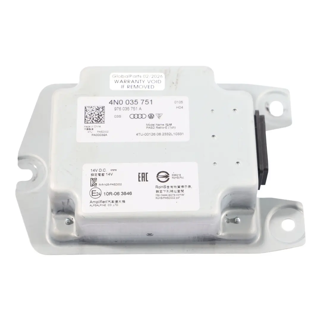 Audi A6 C8 Module De Commande Du Son Du Moteur - SKU 4N0035751 - Numéro de pièce 4N0035751