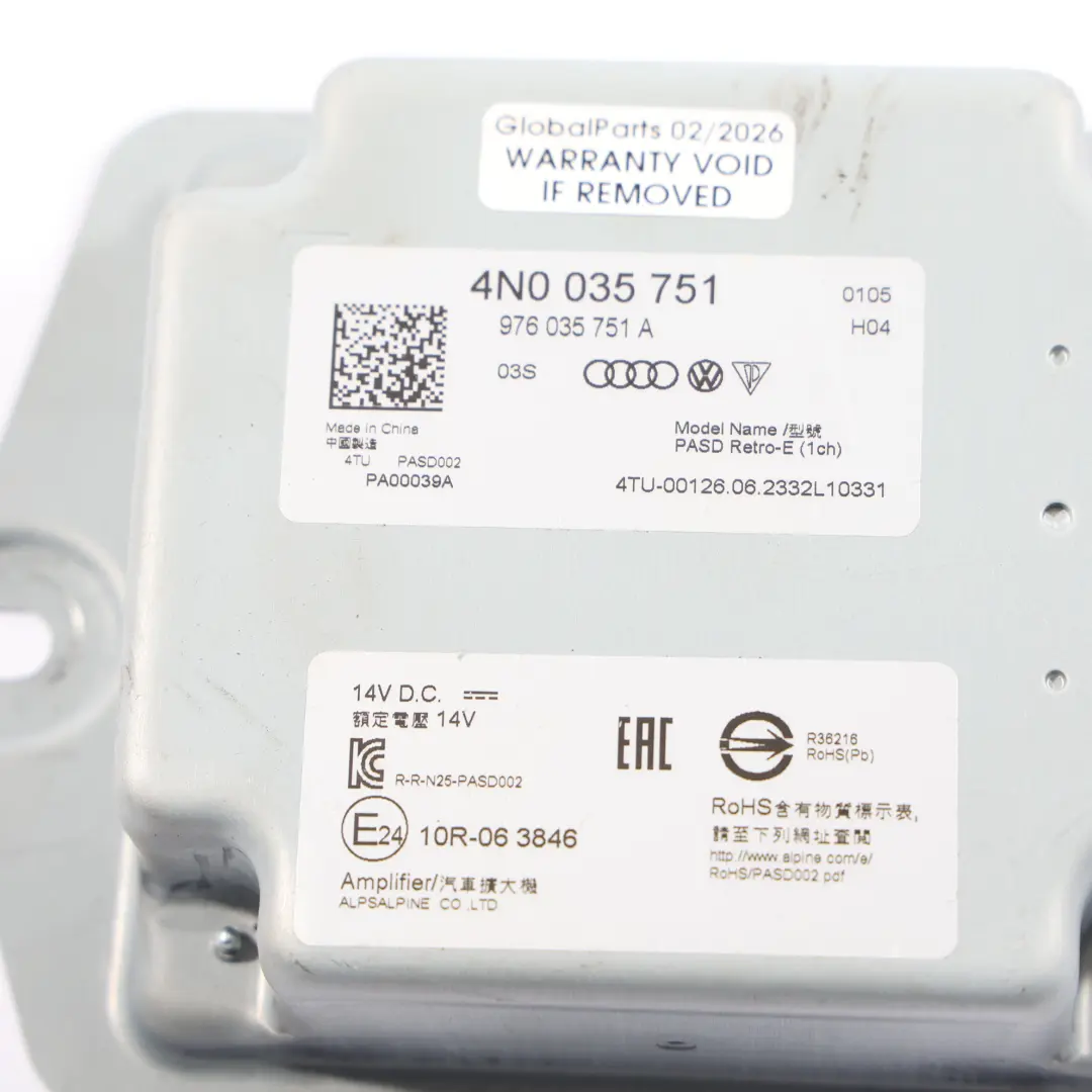 Audi A6 C8 Engine Sound Control Unit Module - SKU 4N0035751 - Part number 4N0035751