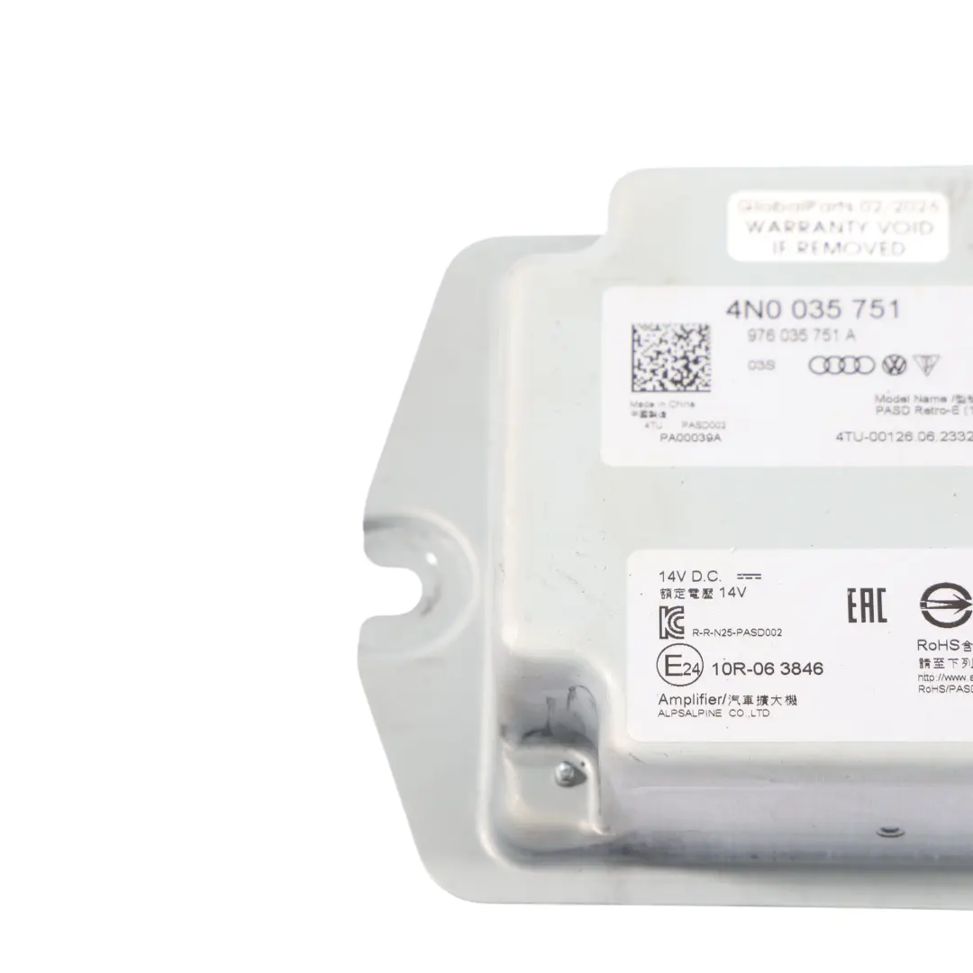 Audi A6 C8 Motor Sound Steuer Gerät Modul - SKU 4N0035751 - Teilenummer 4N0035751