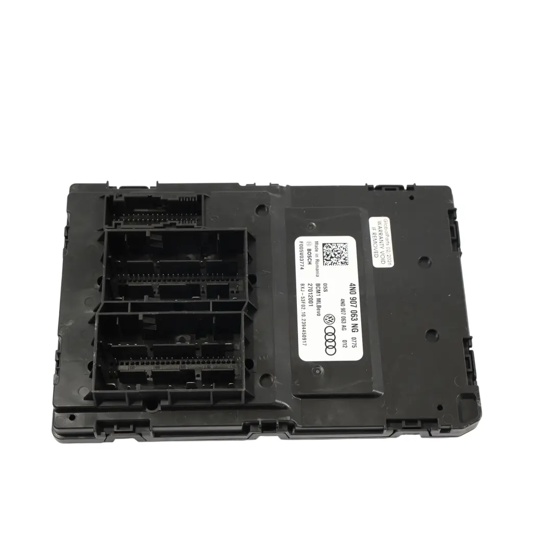 Módulo Control Carrocería BCM Confort ECU para Audi A6 C7 con número de pieza 4N0907063NG Audi A6 C7 Módulo Control Carrocería BCM Confort ECU - SKU 4N0907063NG - Número de pieza 4N0907063NG