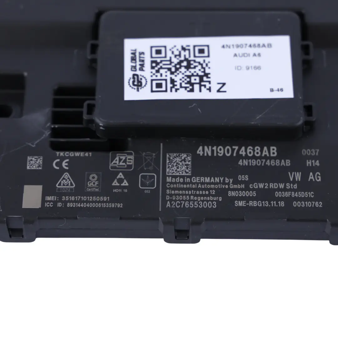 Audi A6 C8 Module Passerelle Unité Commande D'Interface Diagnostic - SKU 4N1907468AB - Numéro de pièce 4N1907468AB