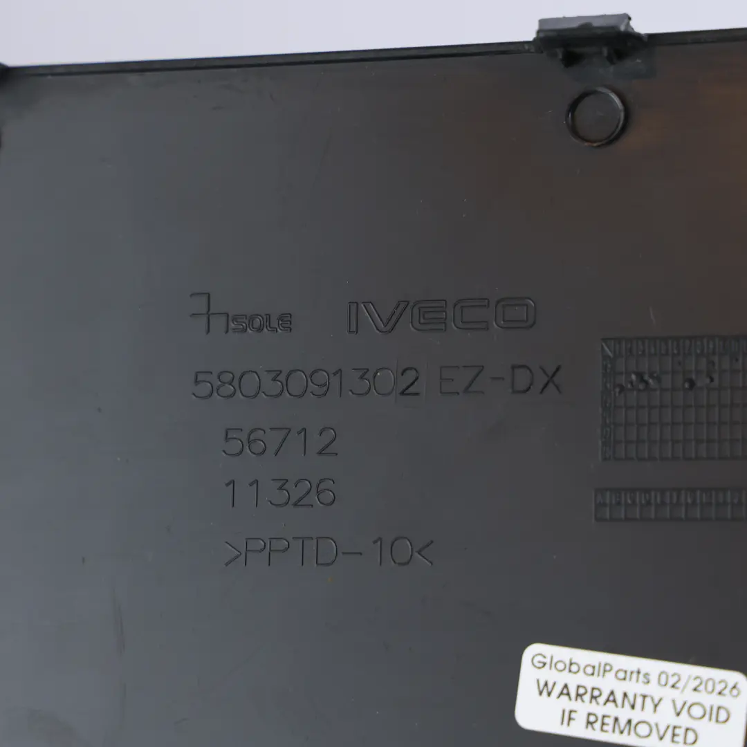 MY2024 Parachoques Delantero Cubre Tapón Panel Derecho para Iveco Daily con número de pieza 5803091302 Iveco Daily MY2024 Parachoques Delantero Cubre Tapón Panel Derecho - SKU 5803091302 - Número de pieza 5803091302