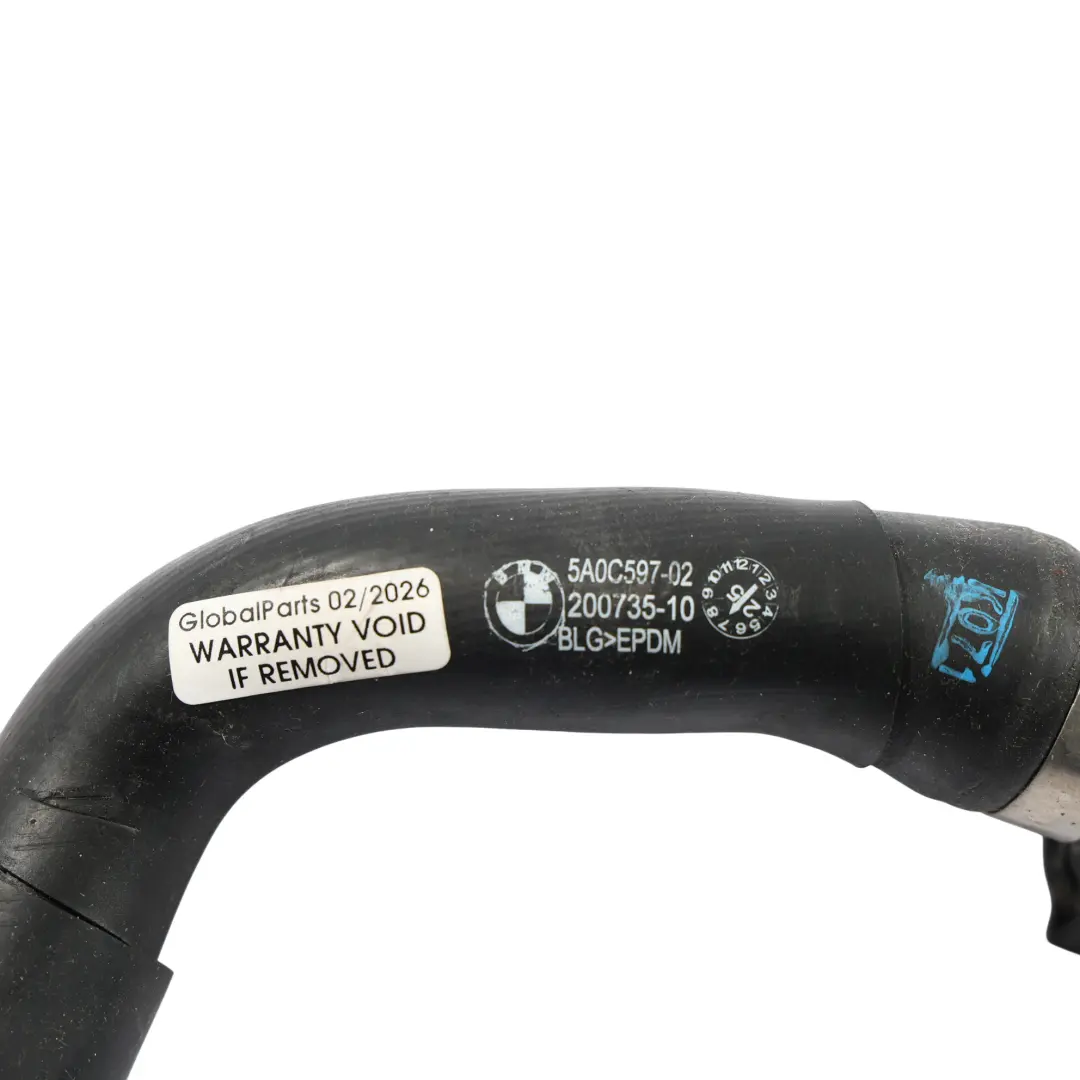 F74 F78 B48R Przewód Wąż Rura Płynu Chłodzącego do BMW F70 o numerze 5A0C597 BMW F70 F74 F78 B48R Przewód Wąż Rura Płynu Chłodzącego - SKU 5A0C597 - Numer Części 5A0C597