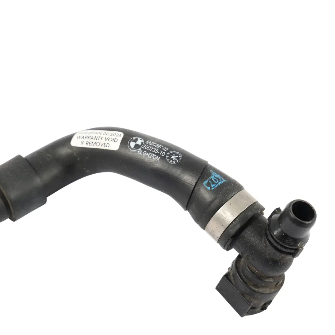 F74 F78 B48R Wasser Kühl Schlauch für BMW F70 mit Teilenummer 5A0C597 BMW F70 F74 F78 B48R Wasser Kühl Schlauch - SKU 5A0C597 - Teilenummer 5A0C597