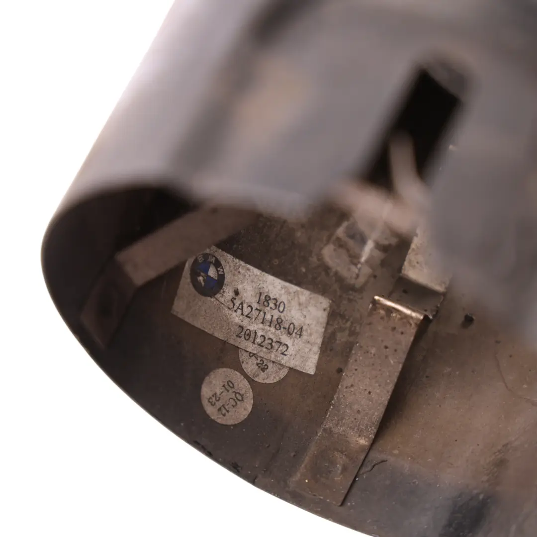 BMW G20 G21 G22 G26 Auspuff Endrohr Spitze Glänzend Schwarz - SKU 5A27118 - Teilenummer 5A27118