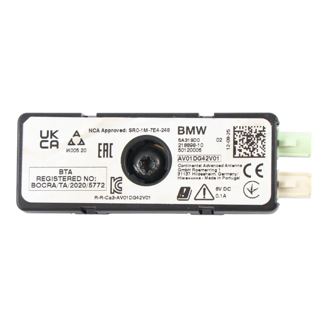 BMW G42 G87 F74 Gran Coupé Antena Amplificador Booster - SKU 5A319D0 - Número de pieza 5A319D0