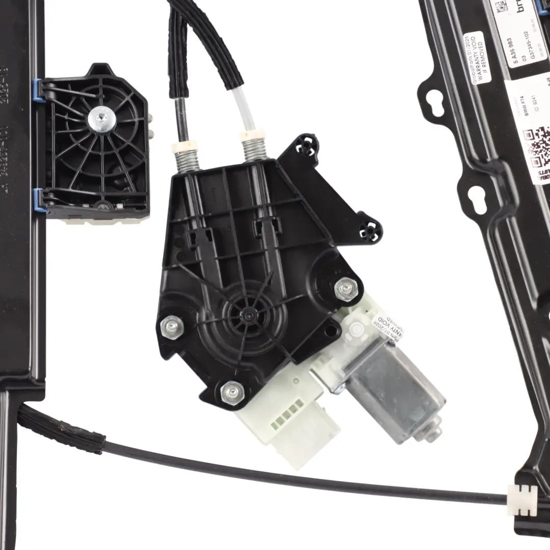 F74 Gran Coupé Rear Door Window Lifter Regulator Motor Left N/S to BMW with Part number 5A35983 BMW F74 Gran Coupé Rear Door Window Lifter Regulator Motor Left N/S - SKU 5A35983 - Part number 5A35983