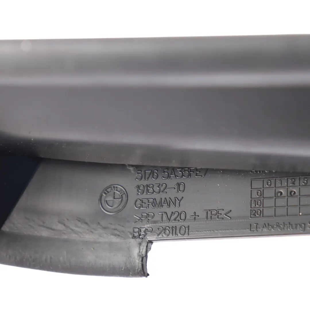 F74 Gran Coupé Side Panel Seal Sealing Gasket Rubber Front Left N/S to BMW with Part number 5A35FE7 BMW F74 Gran Coupé Side Panel Seal Sealing Gasket Rubber Front Left N/S - SKU 5A35FE7 - Part number 5A35FE7