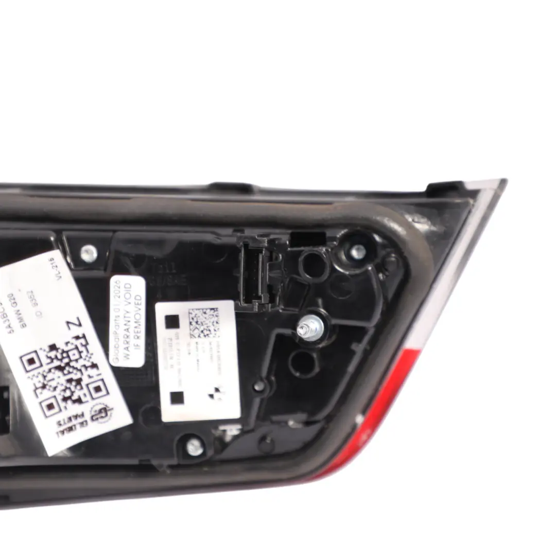 Tail Light Lamp Inner Right O/S 5A3BC94 to BMW G20 G21 G28 Rear with Part number 5A3BC62 BMW G20 G21 G28 Rear Tail Light Lamp Inner Right O/S 5A3BC94 - SKU RHD-5A3BC94 - Part number 5A3BC62