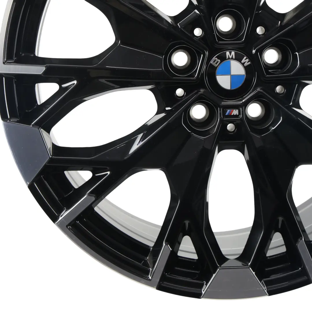 F74 F78 Schwarze Leichtmetallfelge 19" 8J ET:53 Styling 977M für BMW mit Teilenummer 5A45268 BMW F74 F78 Schwarze Leichtmetallfelge 19" 8J ET:53 Styling 977M - SKU 5A45268-2 - Teilenummer 5A45268